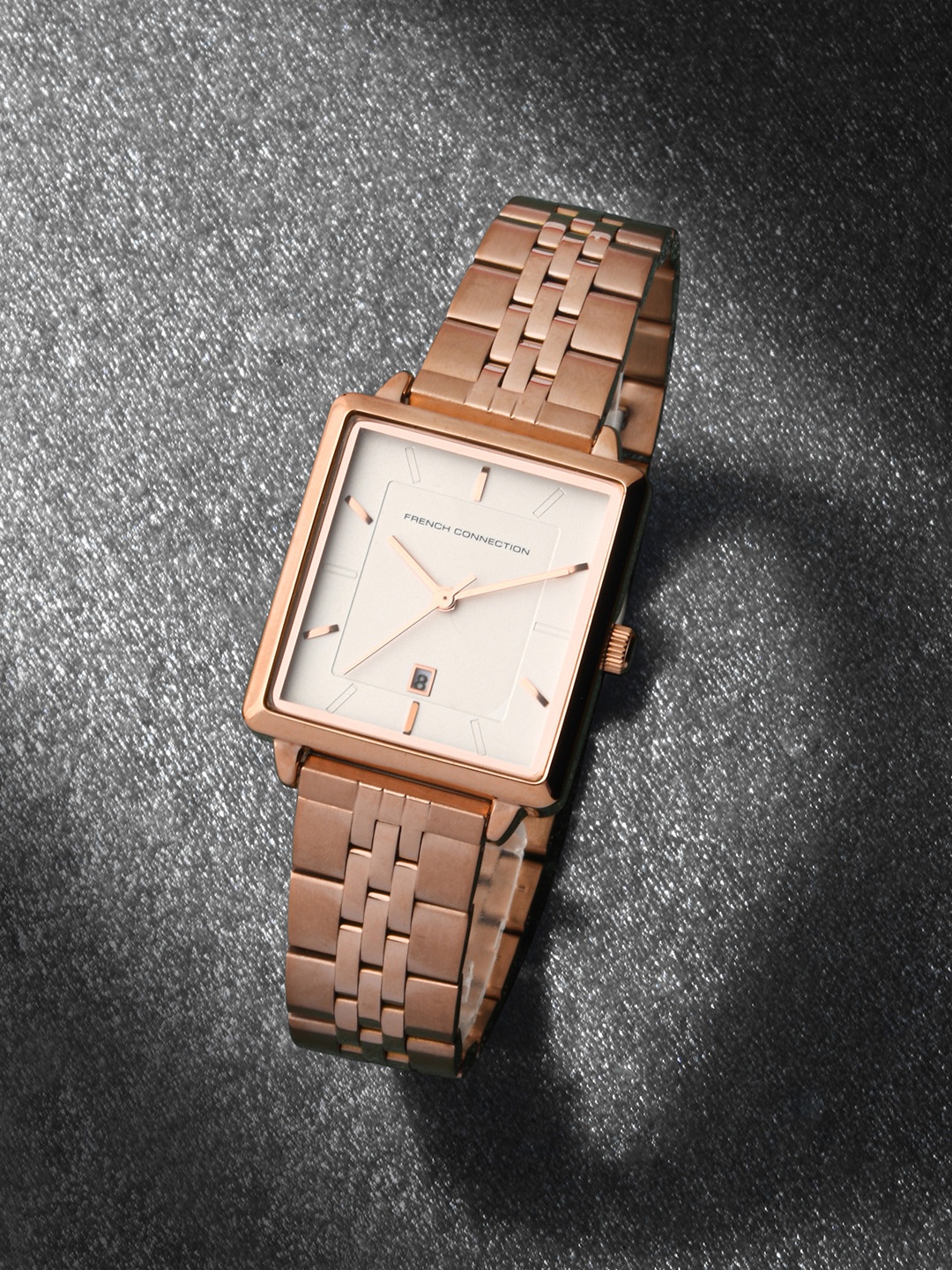 

French Connection Women White Dial & Rose Gold Toned Straps Analogue Watch - FCP35RGM-S