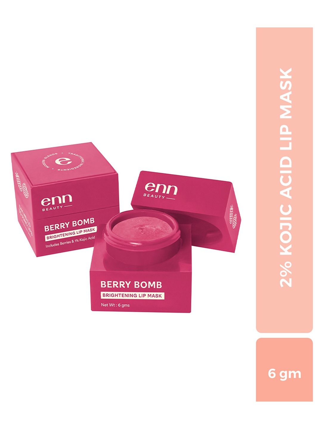 

ENN Brightening Lip Mask 6 g - Berry Bomb, Pink