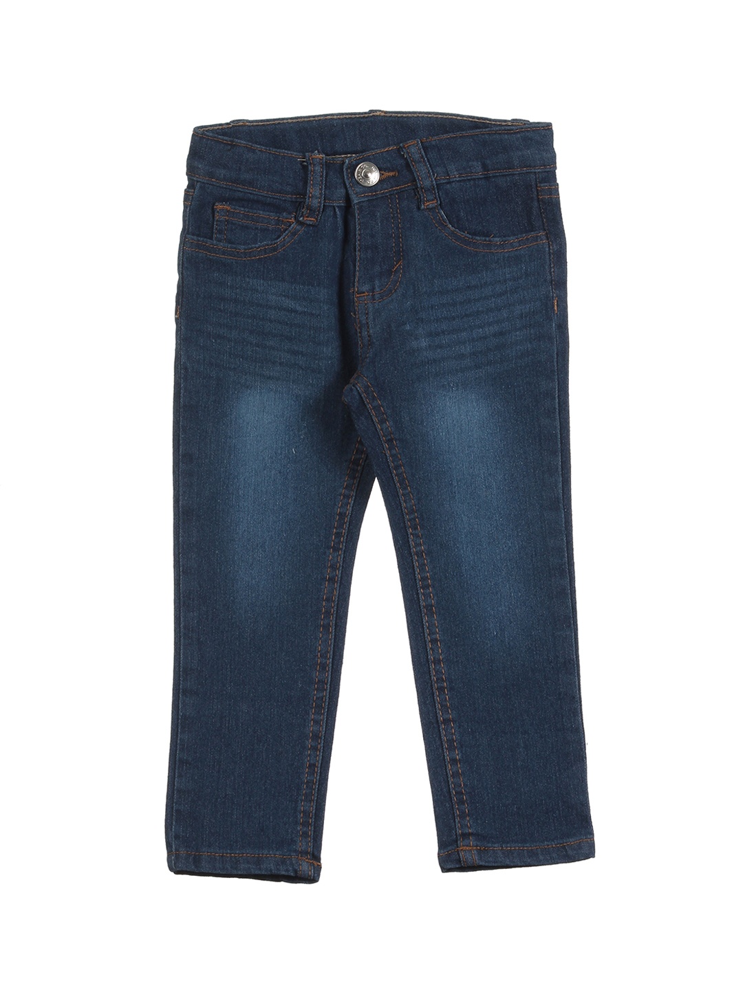 

Lil Lollipop Kids Navy Blue Slim Fit Heavy Fade Jeans