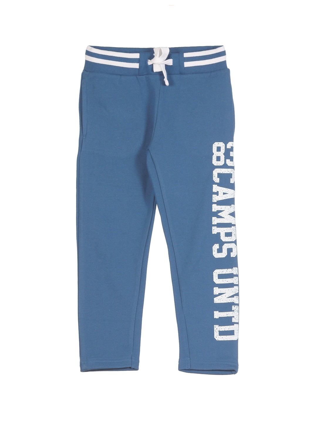 

Lil Lollipop Kids Solid Cotton Track Pant, Blue