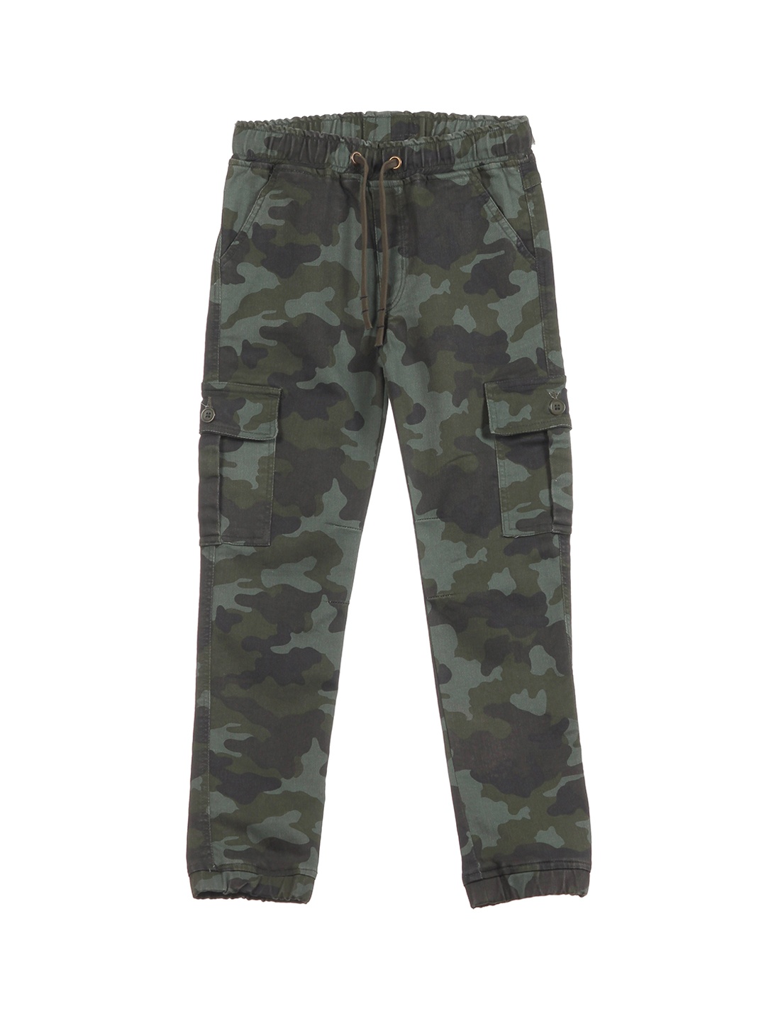 

Lil Lollipop Boys Camouflage Jogger, Green