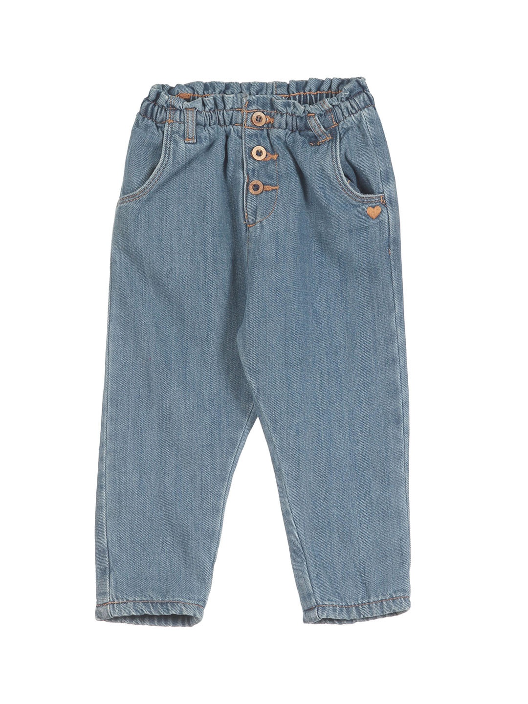 

Lil Lollipop Girls Straight Fit Light Fade Jeans, Blue