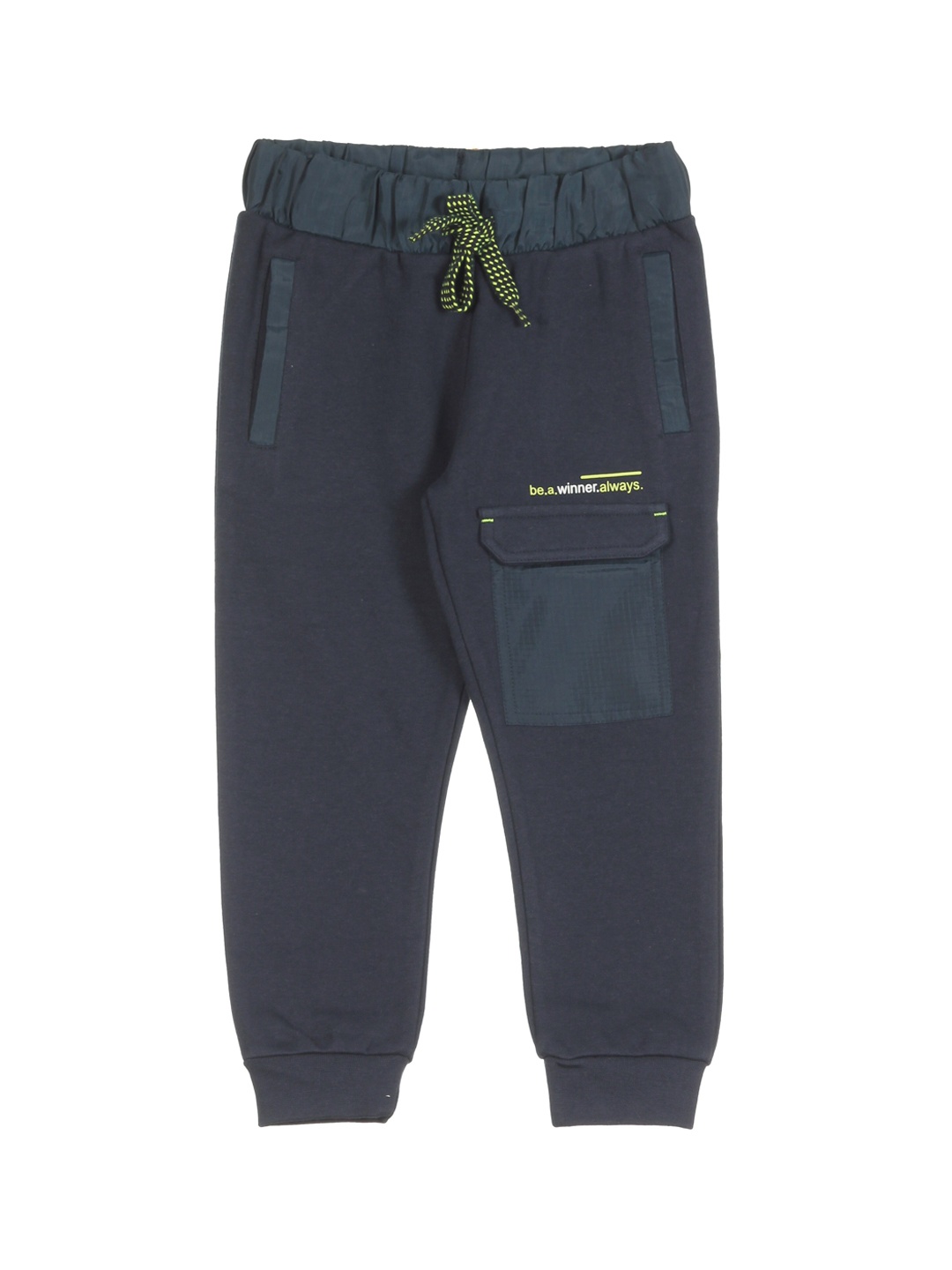 

Lil Lollipop Boys Solid Straight-Fit Joggers, Navy blue