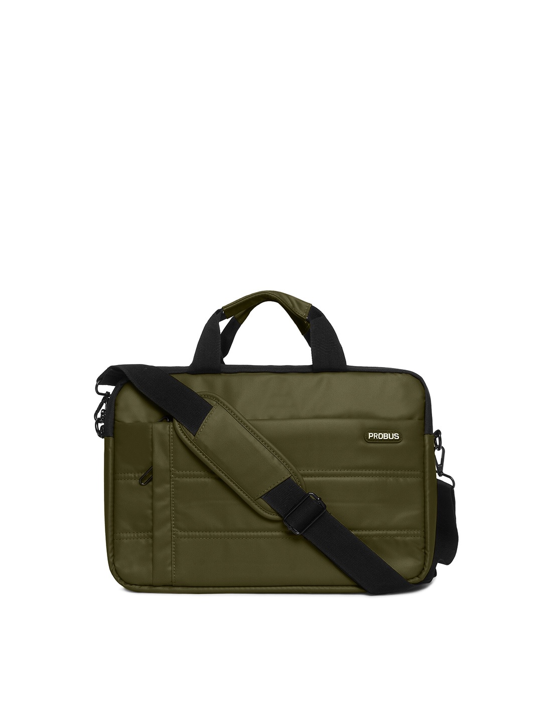 

PROBUS Unisex PU Laptop Bag, Olive