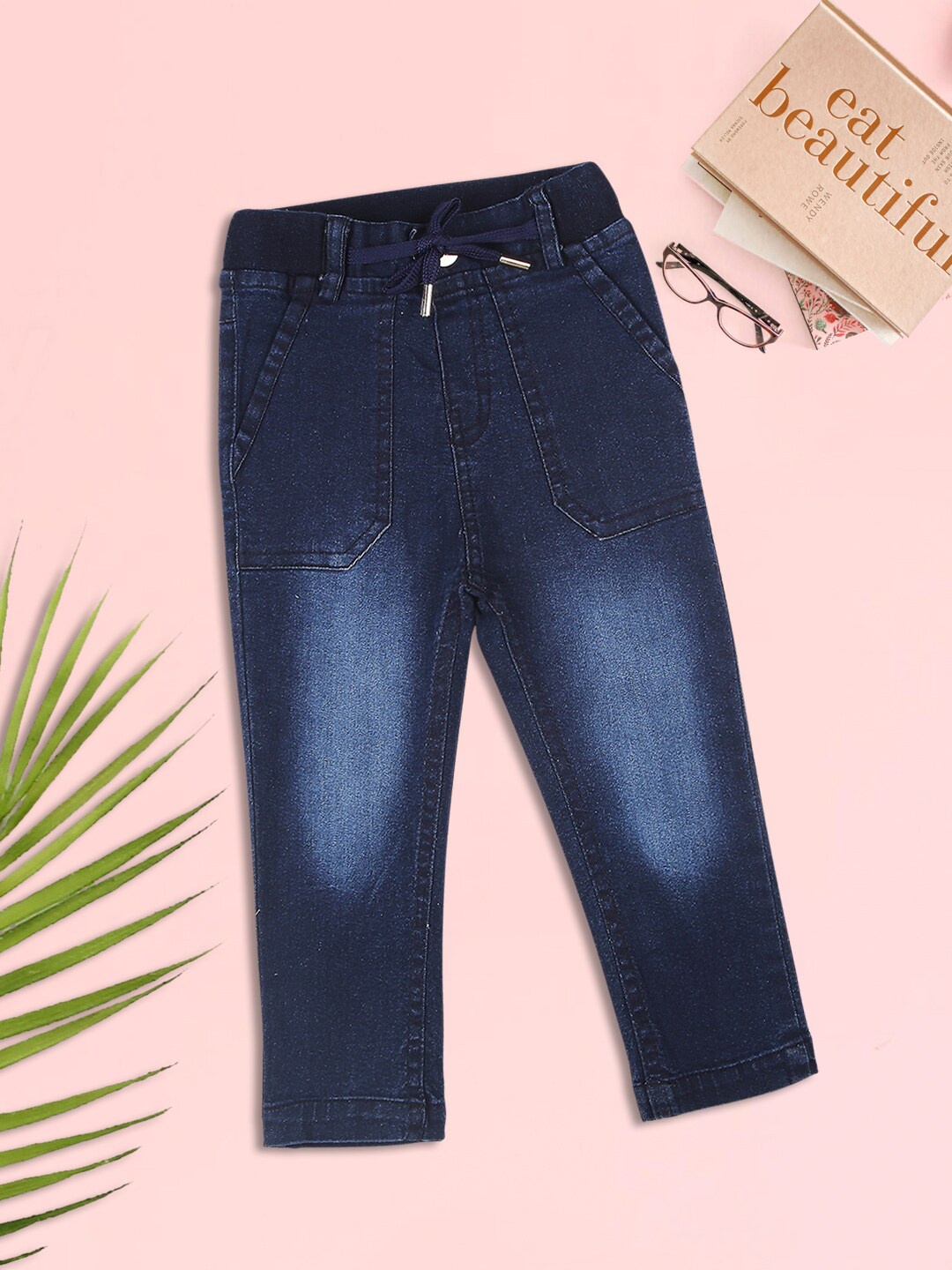 

MeeMee Boys Blue Faded Original Skinny Fit Trousers