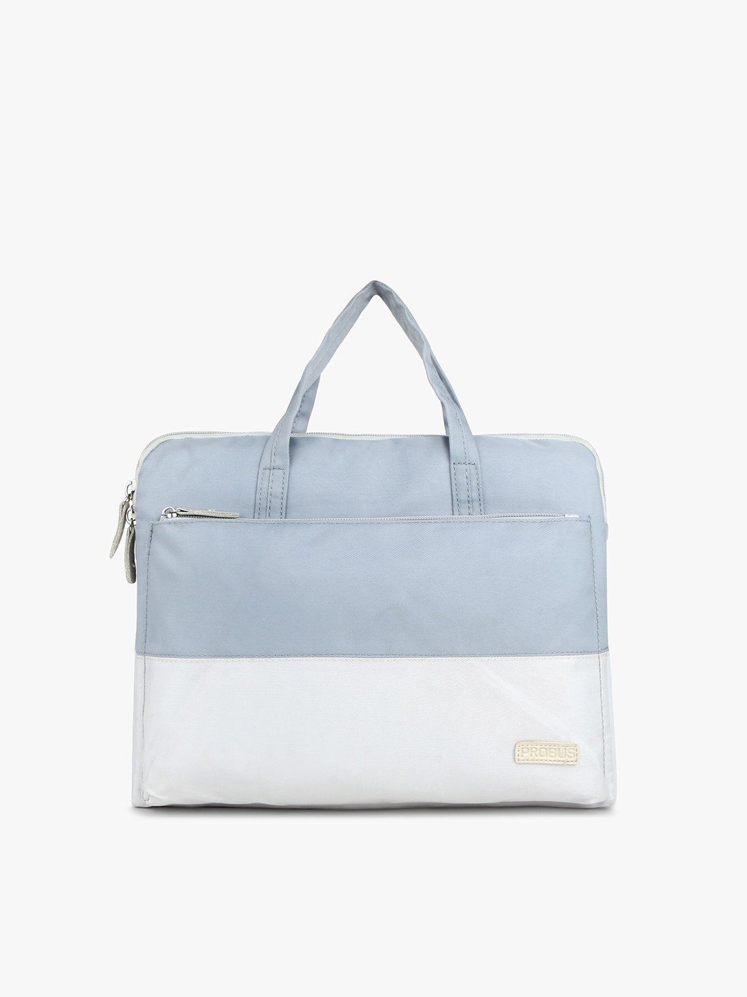 

PROBUS Unisex Colourblocked Laptop Bag, Grey