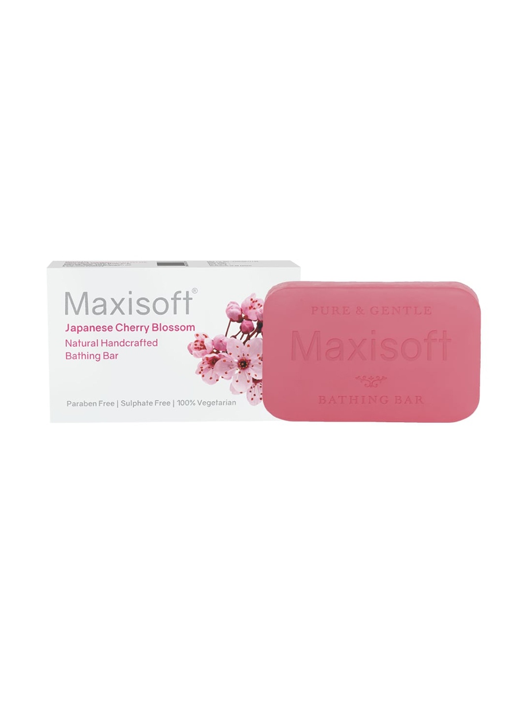 

Maxisoft Japanese Cherry Blossom Bathing bar 75g, Pink