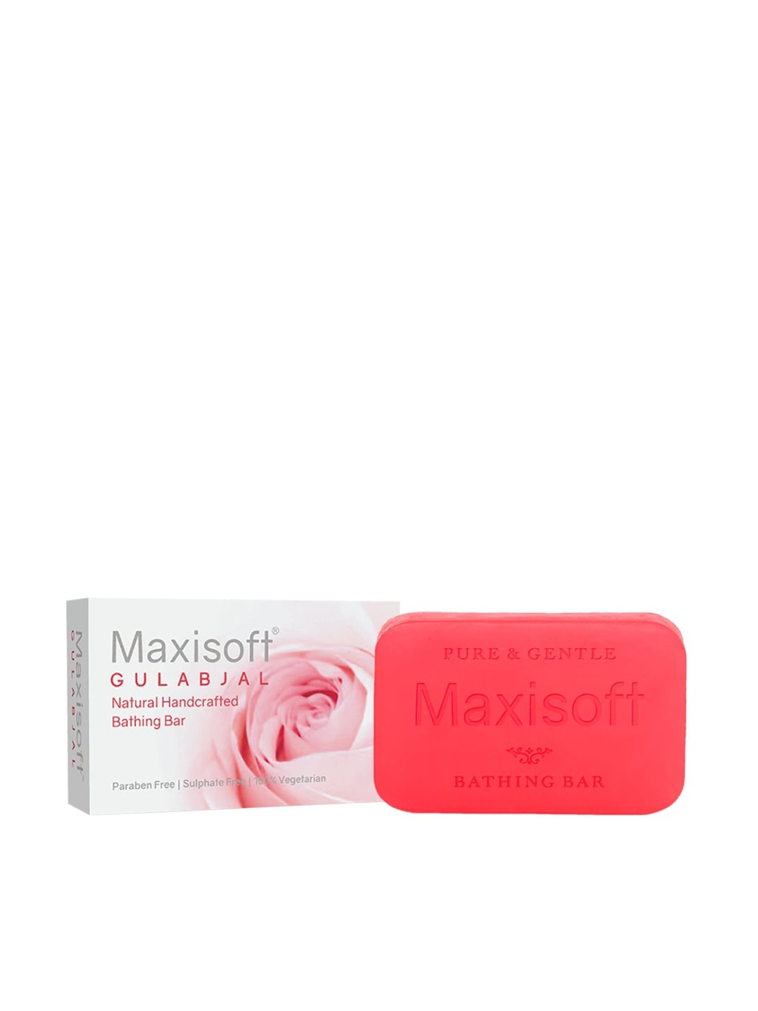 

Maxisoft Gulabjal Bathing bar 75gm, Na