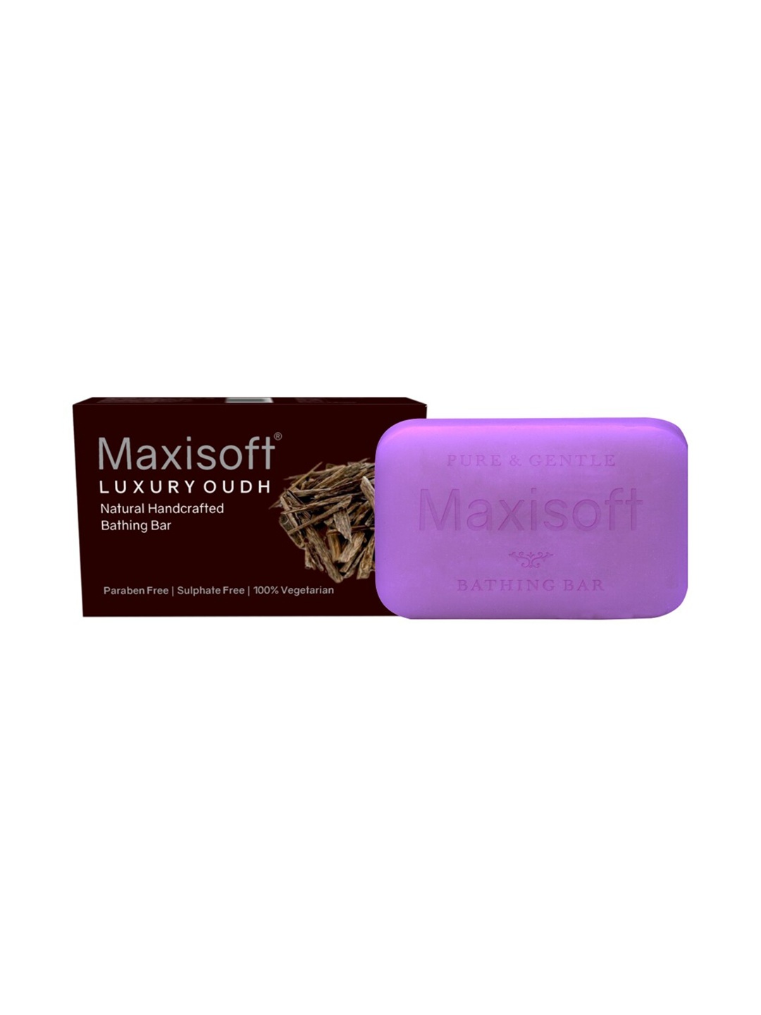 

Maxisoft Luxury Oudh Bathing Bar, Purple