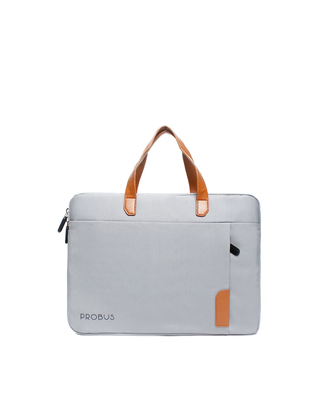 

PROBUS Unisex PU Laptop Bag, Grey