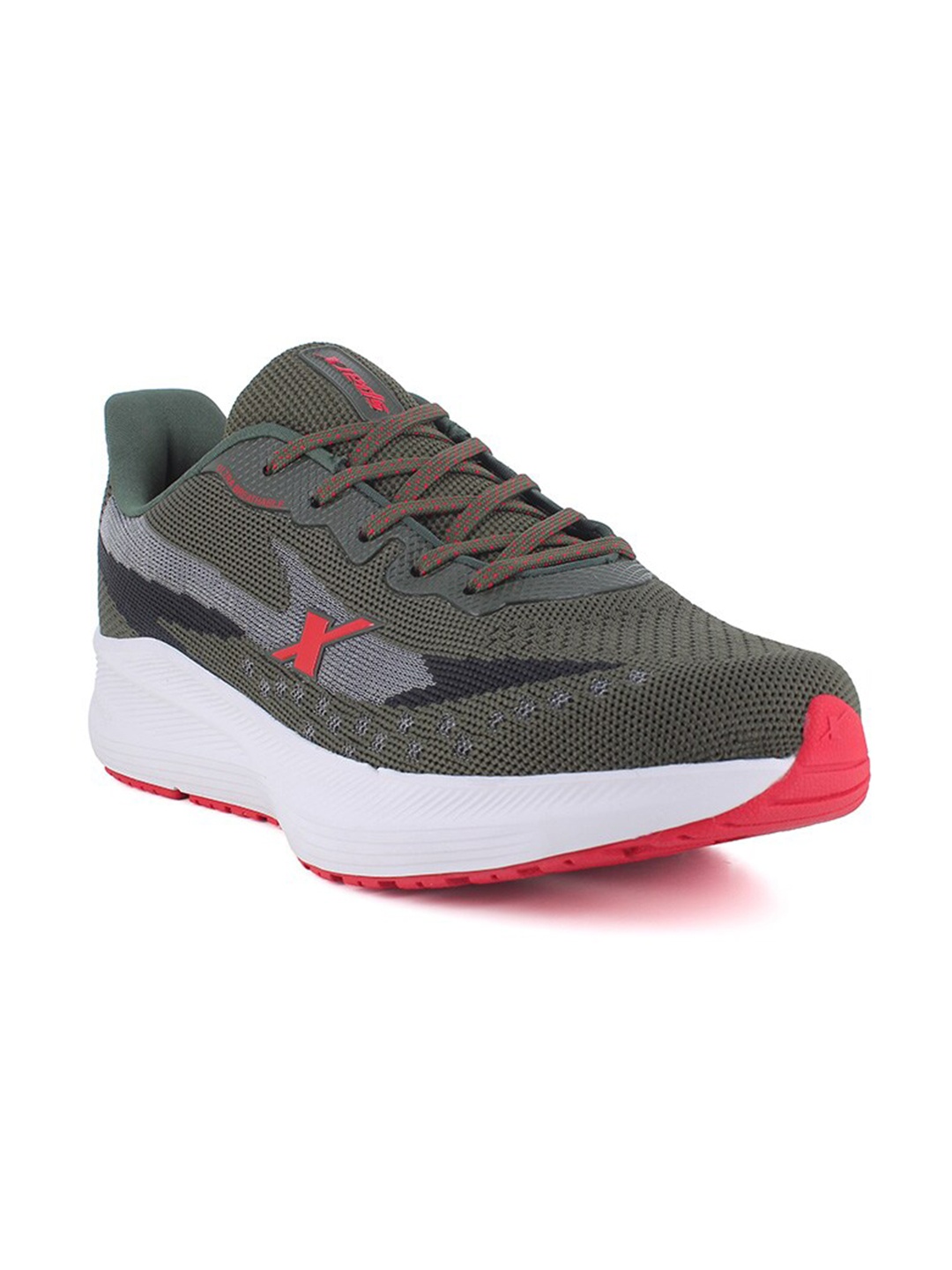 

Sparx Men Green Textile Running Non-Marking Shoes