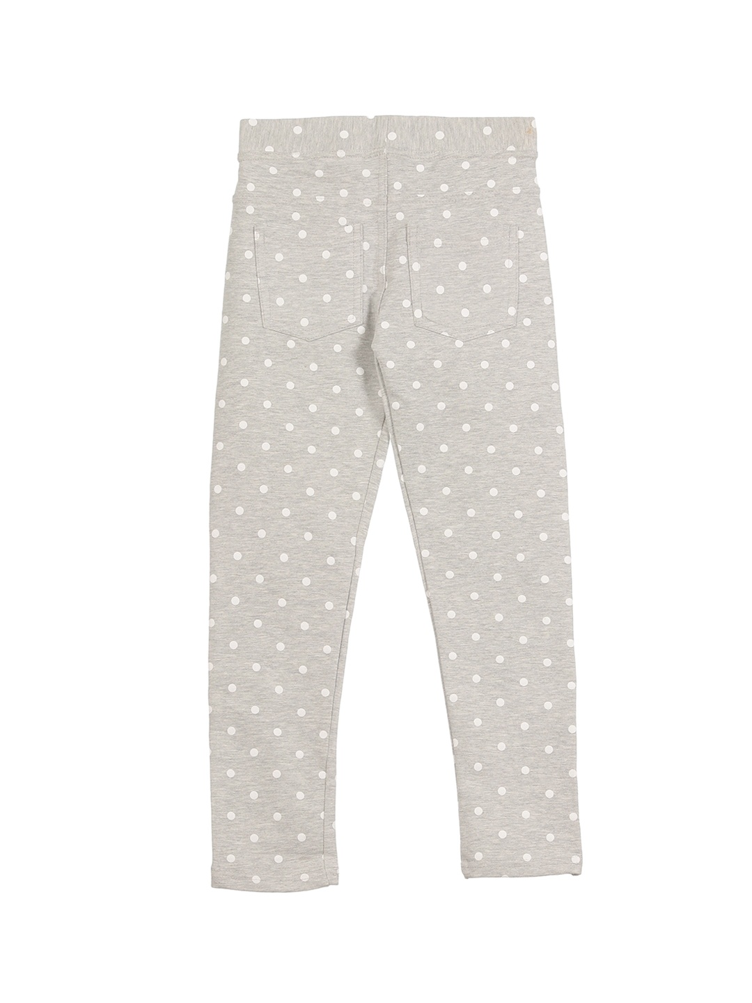 

Lil Lollipop Girls Printed Cotton Leggings, Grey