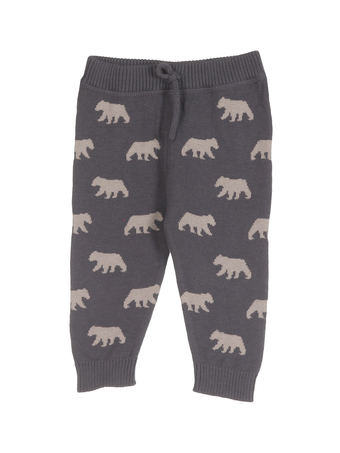

Lil Lollipop Infants Girls Printed Cotton Leggings, Grey