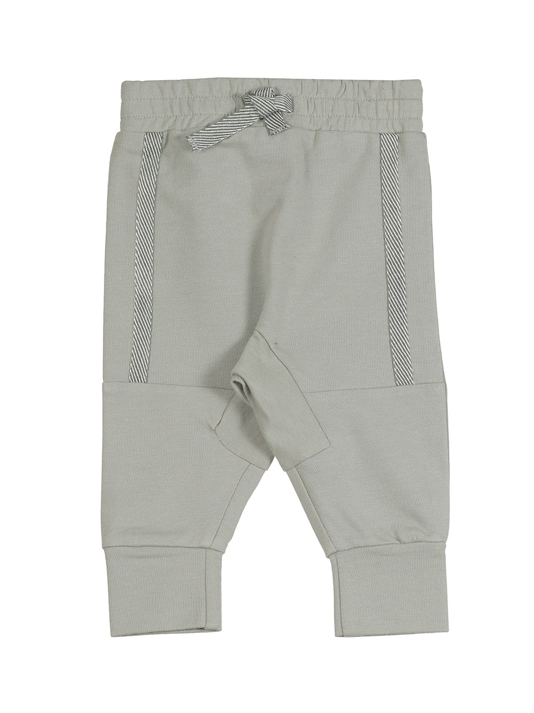 

Lil Lollipop Girls Solid Cotton Joggers, Green