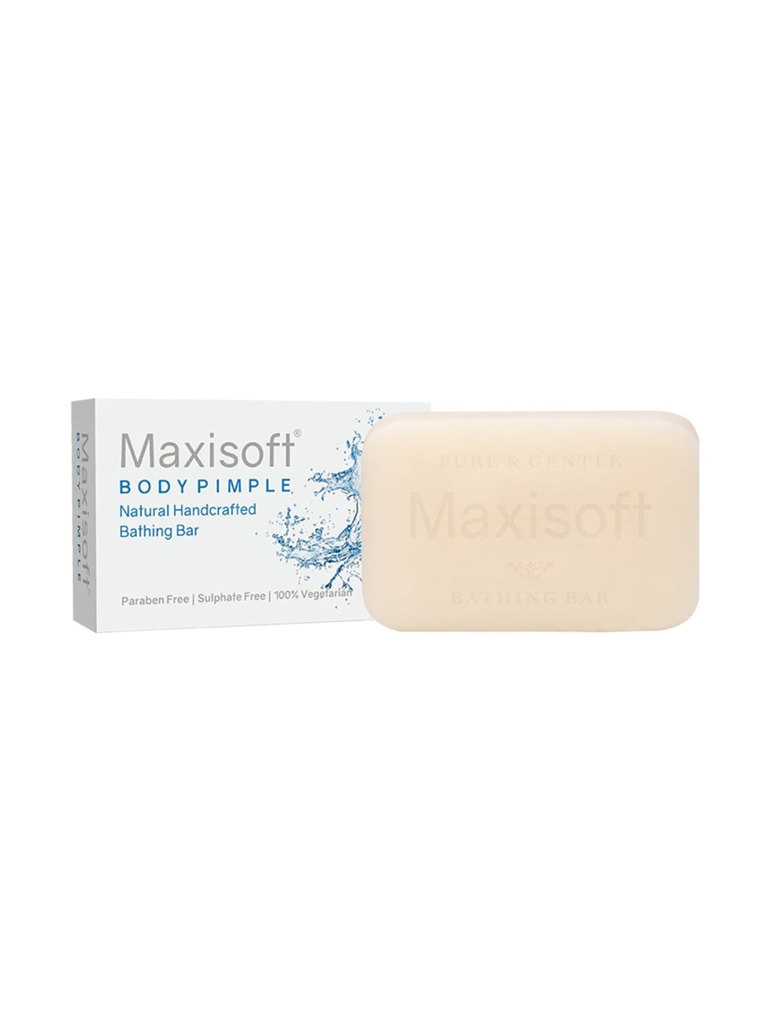 

Maxisoft Body Pimple Bathing Bar 75 gm, Cream