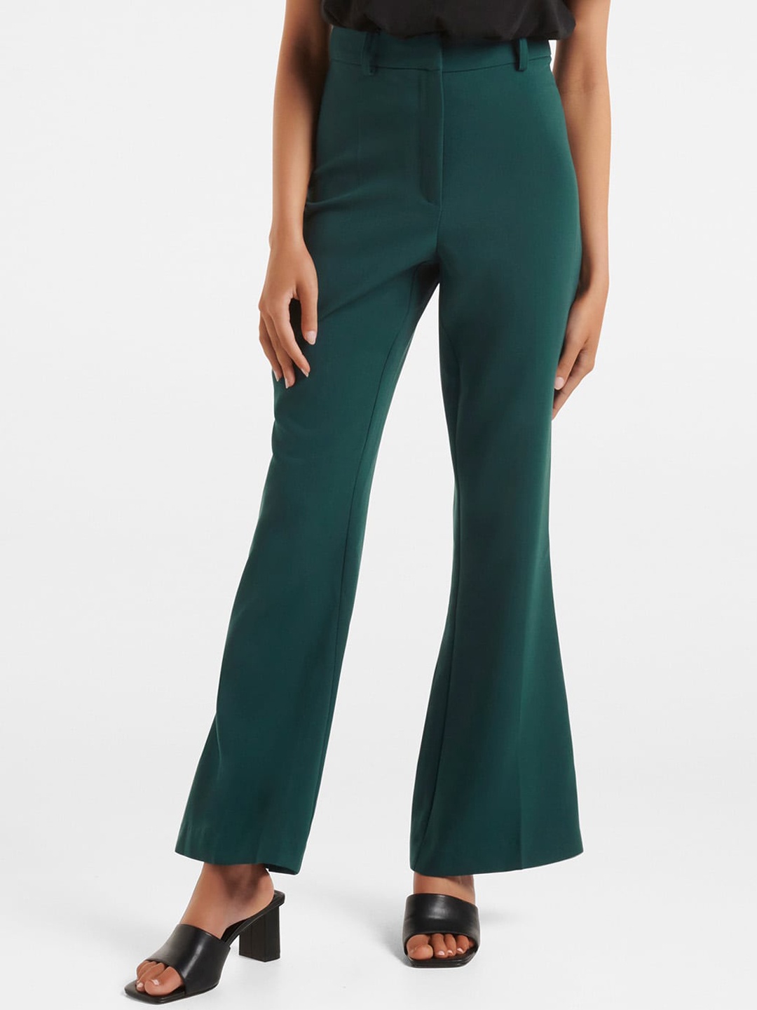 

Forever New Women High Rise Trouser, Green