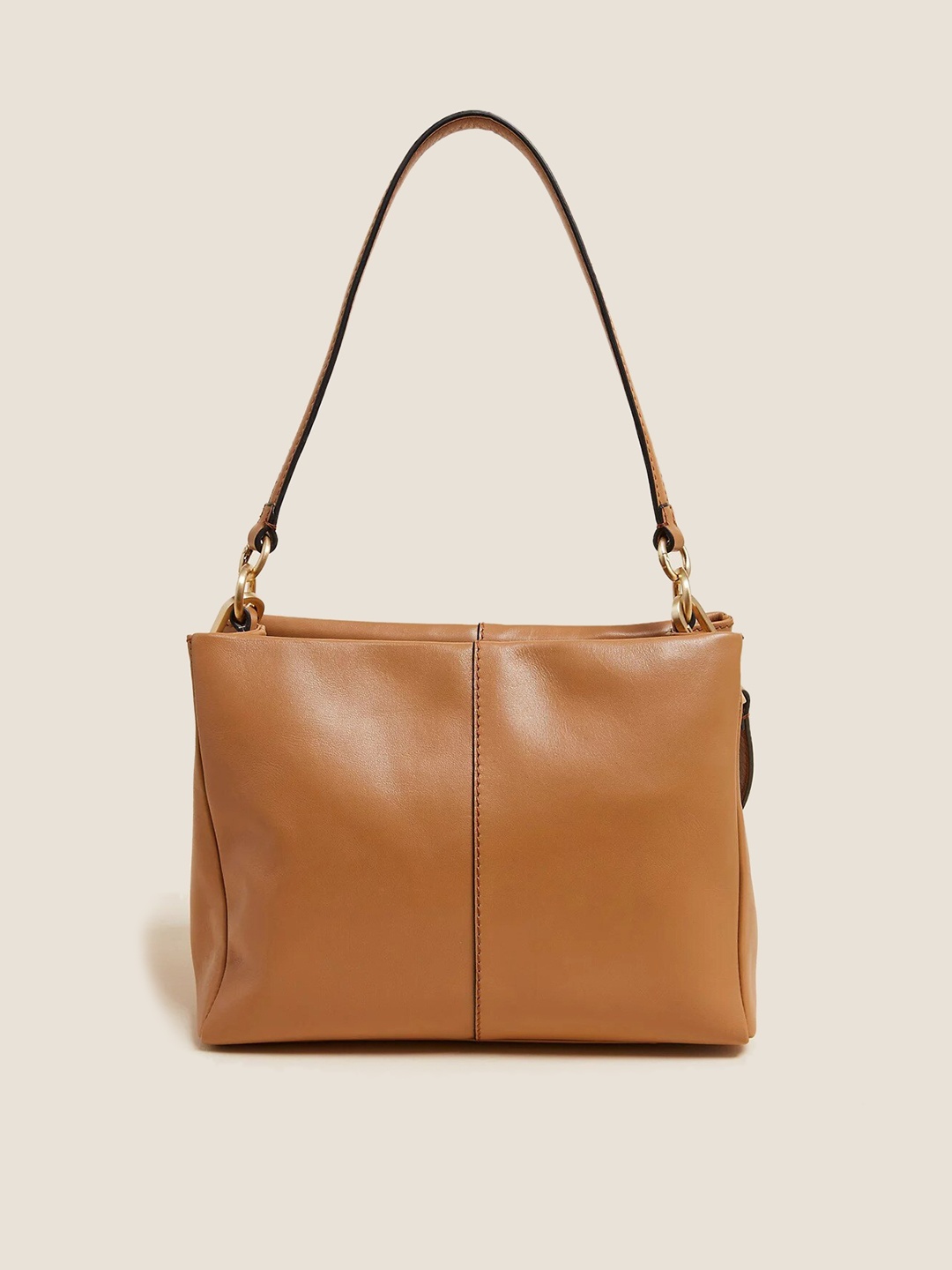 

Marks & Spencer Leather Structured Handheld Bag, Tan