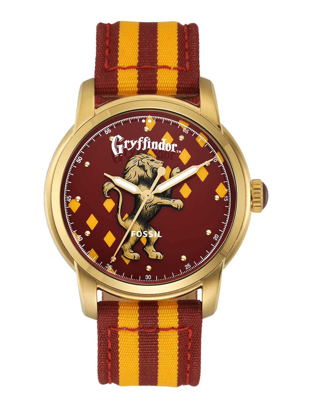 

Fossil Men Red and Yellow Embellished Analogue Watch LE1158-Multi
