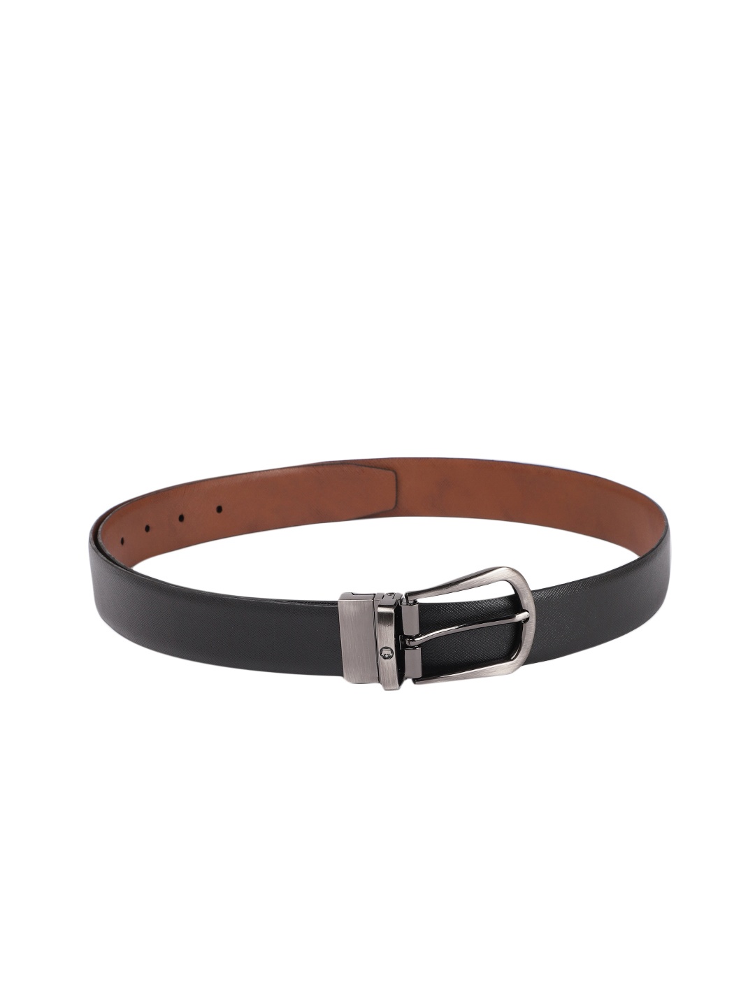 

Louis Philippe Men Brown & Black Reversible Leather Belt