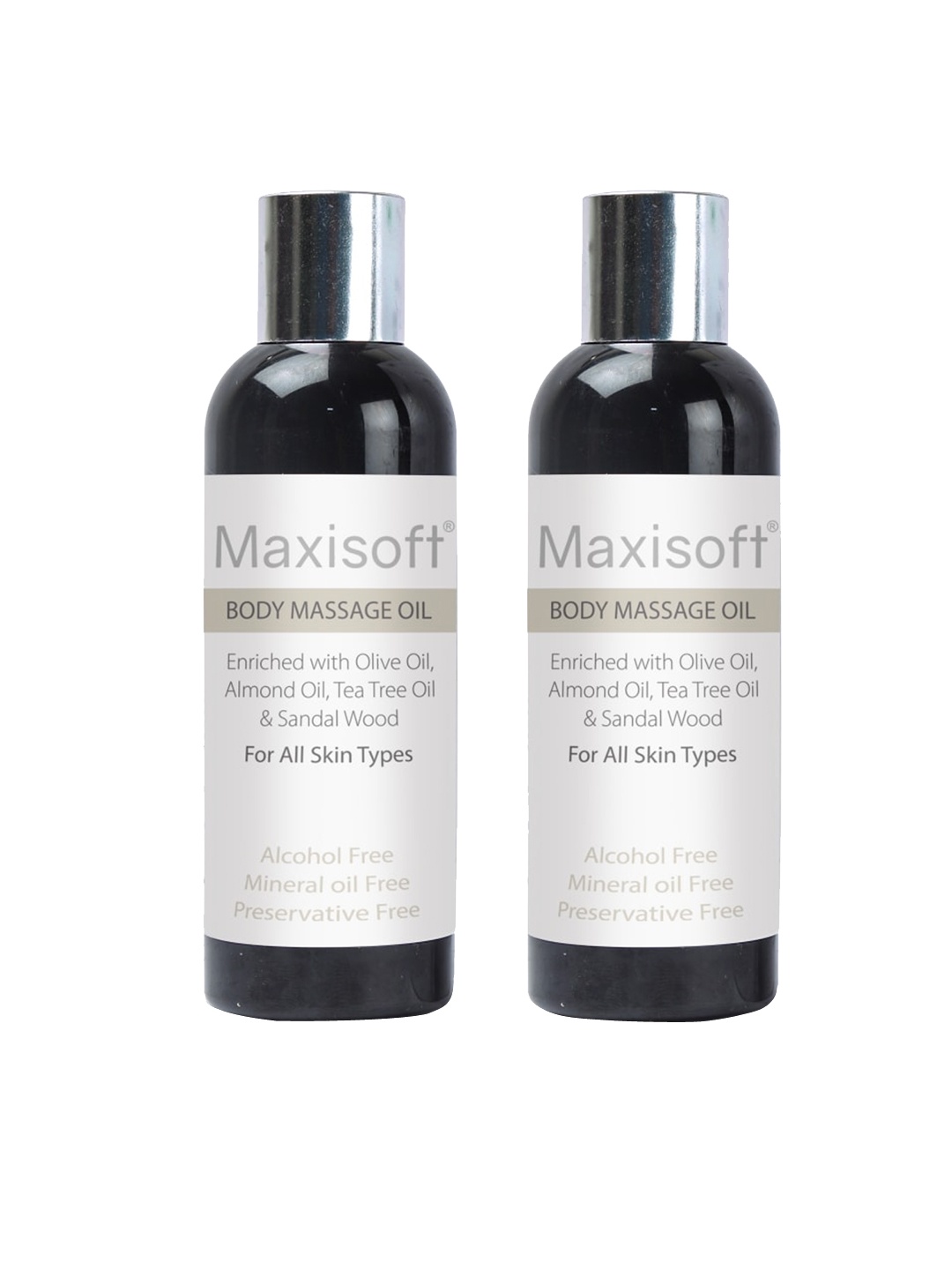 

Maxisoft Set Of 2 Body Massage Oil 100 ml, Na