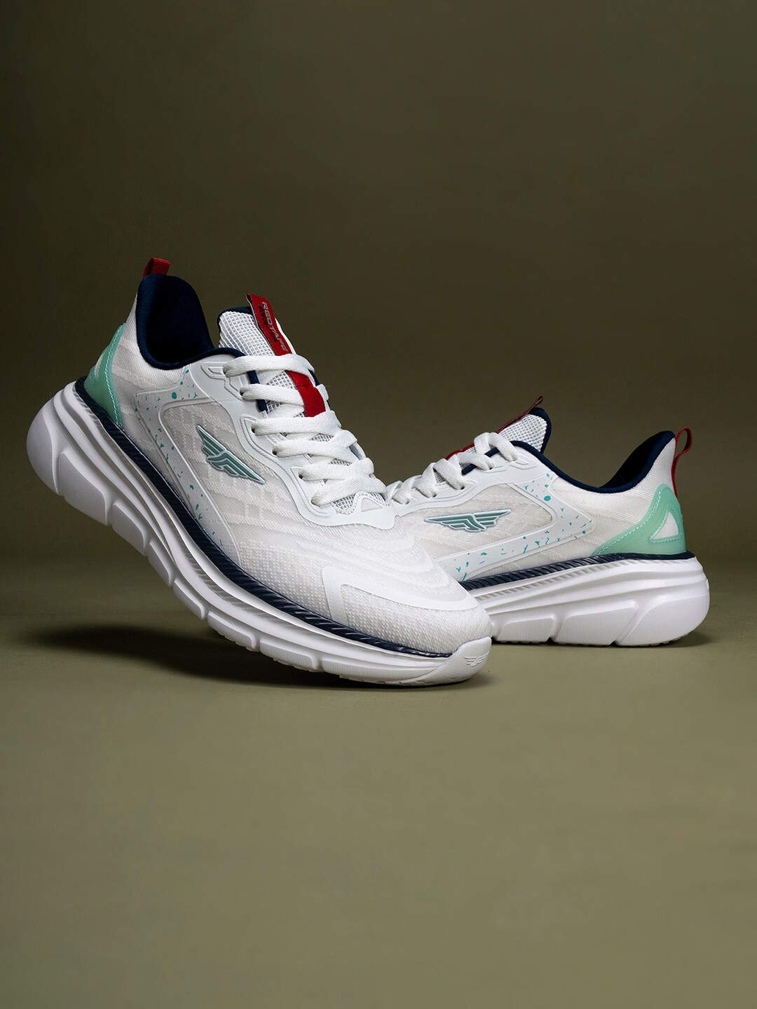

Red Tape Men White Mesh Walking Shoes