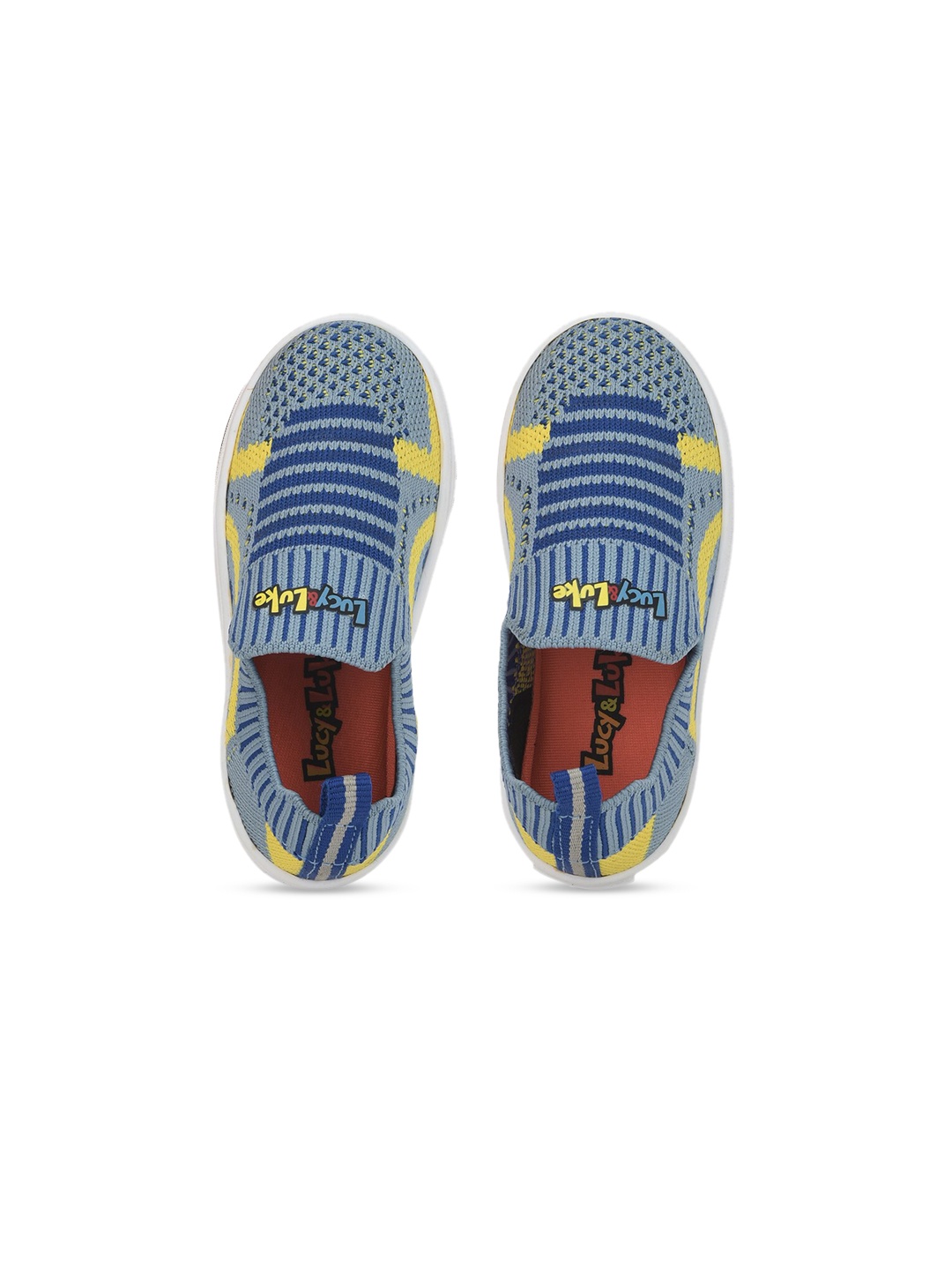 

Liberty Unisex Kids Woven Design Slip-On Sneakers, Blue