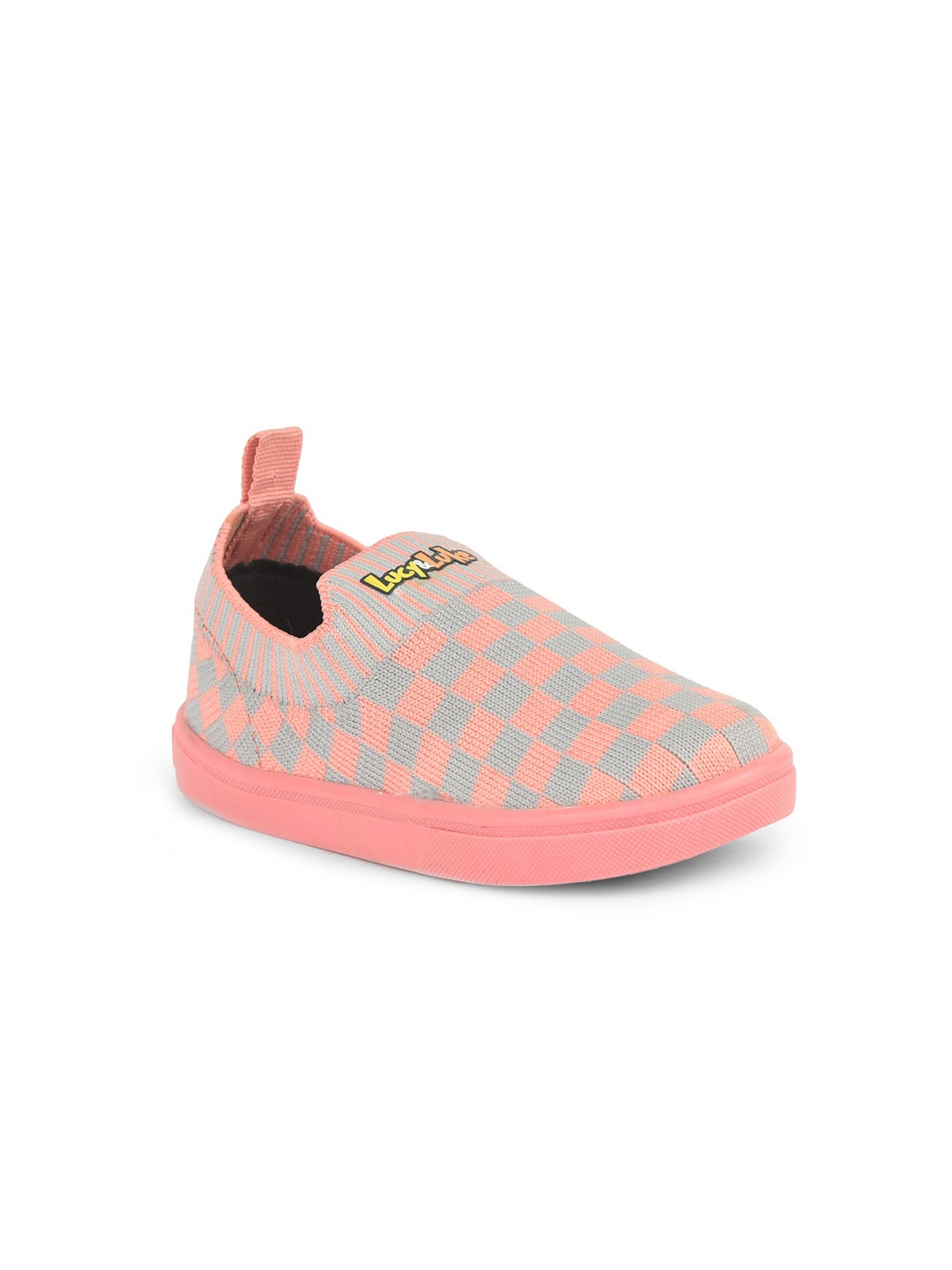 

Liberty Kids Printed Mesh Round Toe Slip-On Sneakers, Pink