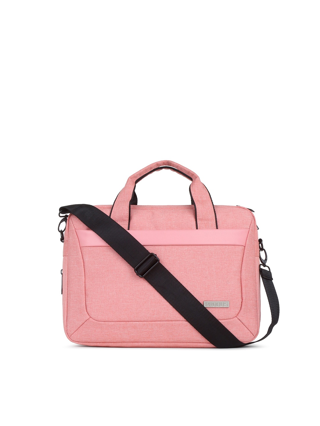 

PROBUS Unisex Pink & Black Laptop Bag