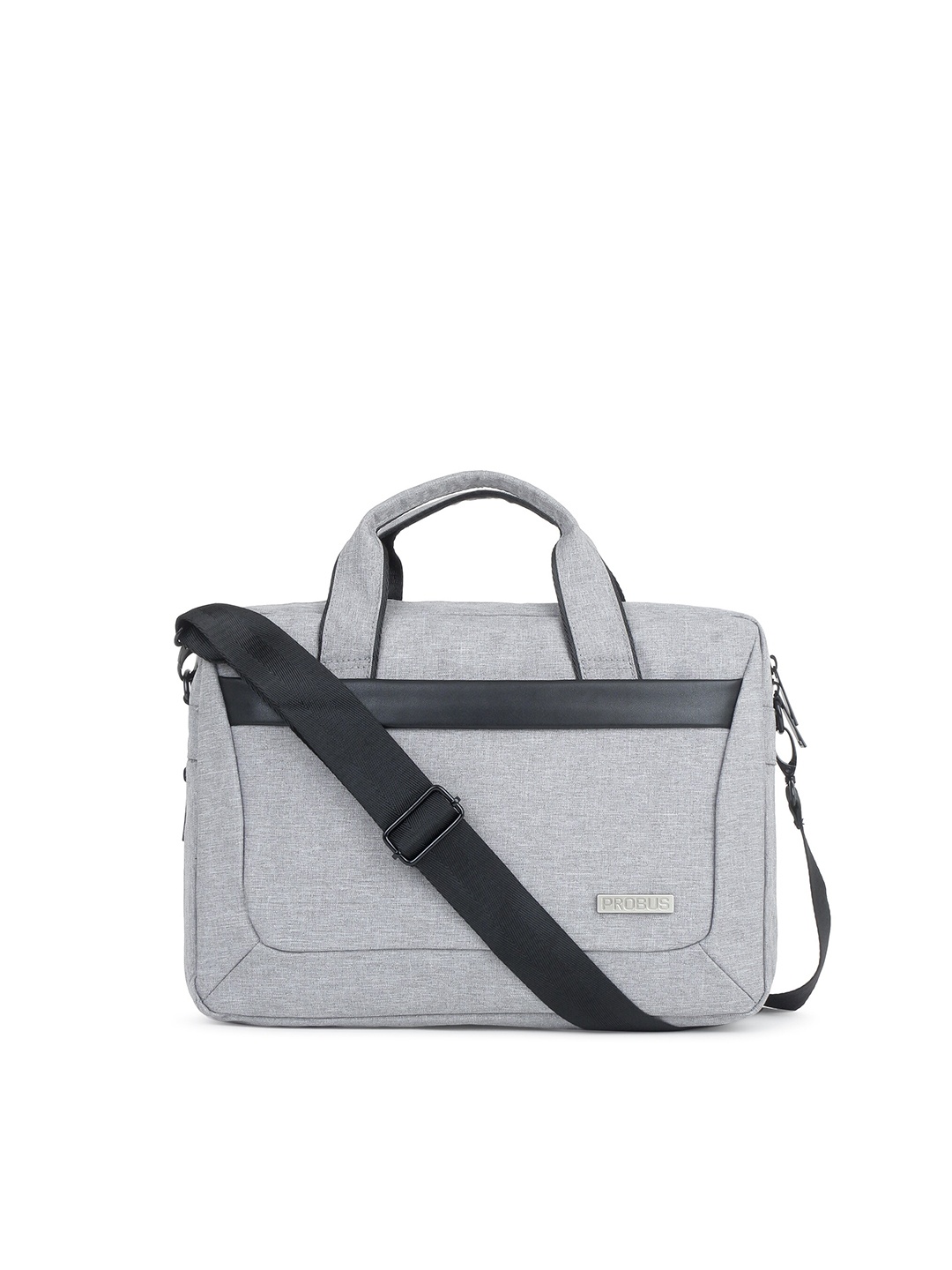 

PROBUS Unisex Grey & Black Laptop Bag