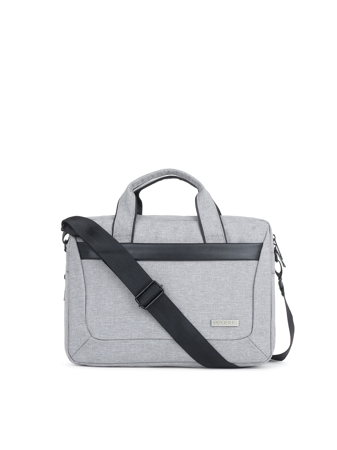 

PROBUS Unisex Grey & Black Laptop Bag