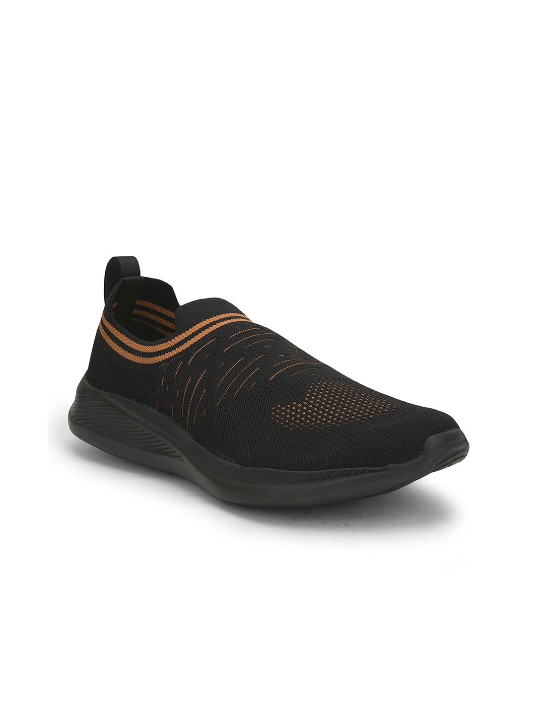 

Liberty Men Black Mesh Walking Non-Marking Shoes