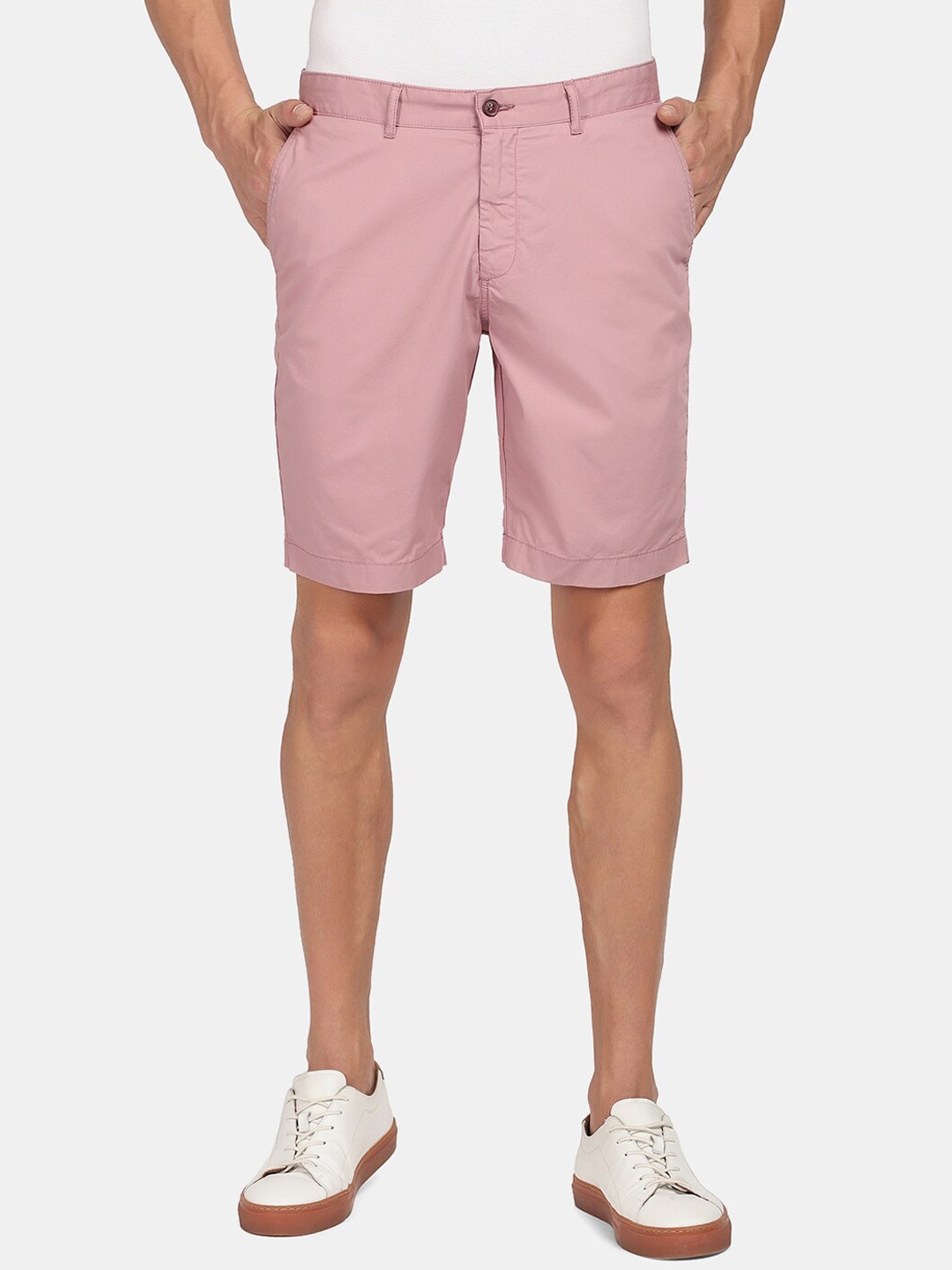 

Blackberrys Men Slim Fit Shorts, Pink