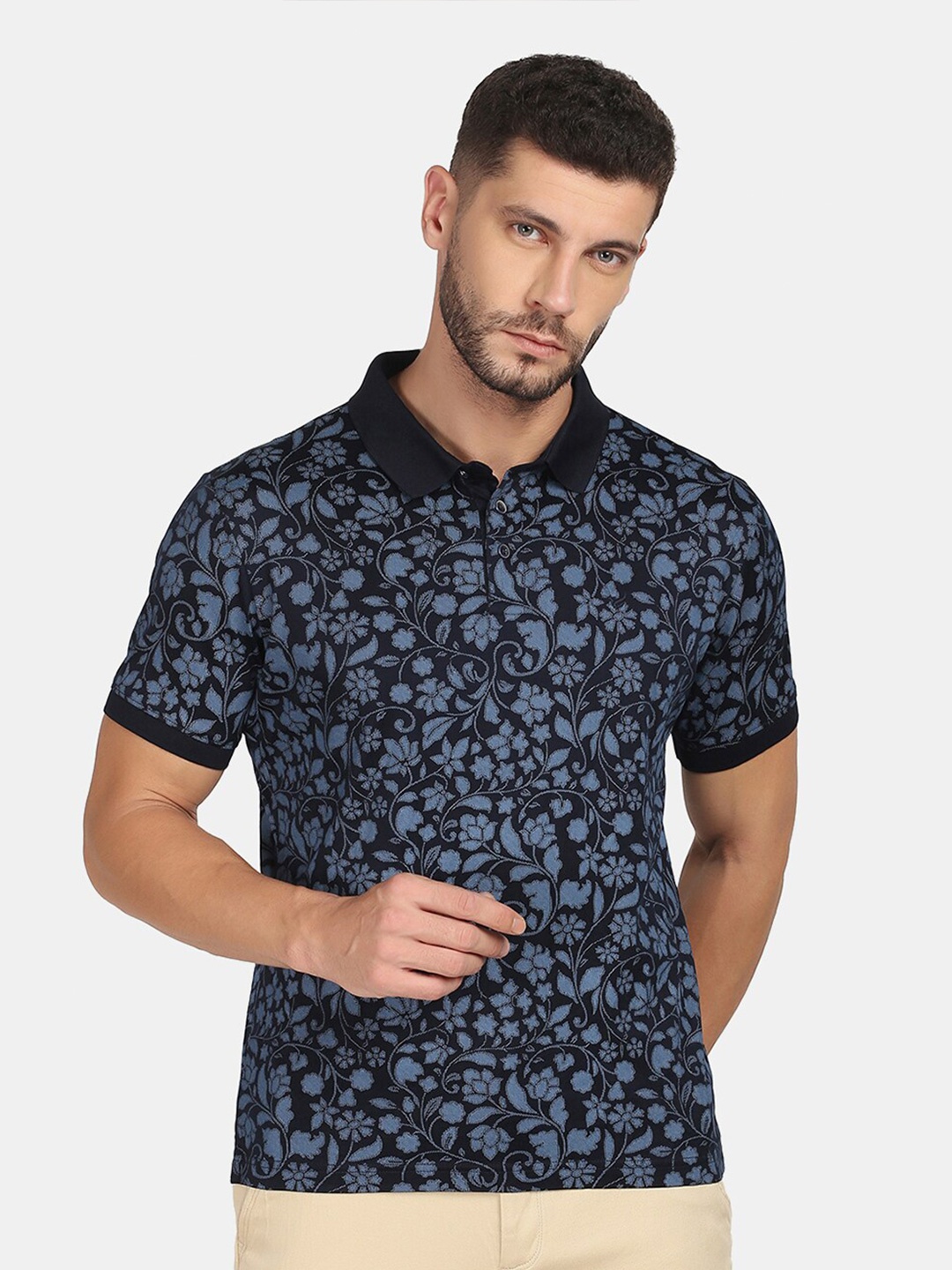 

Blackberrys Men Mercerized Polo Tshirt, Navy blue