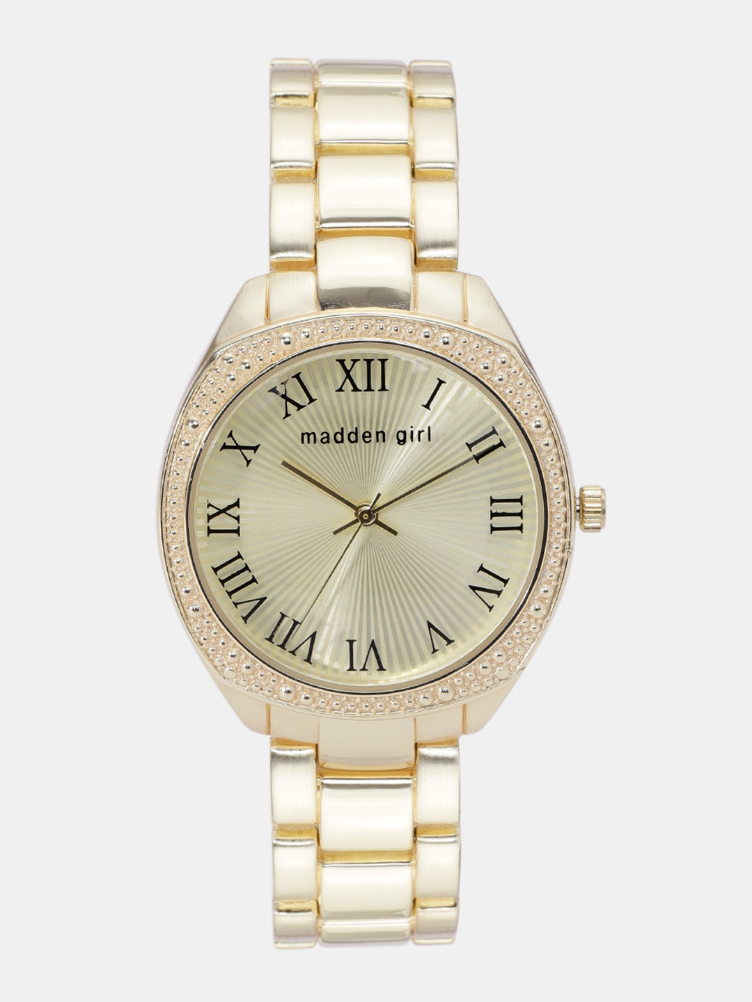 

Madden Girl Women Gold-Toned Analogue Watch SMGW028G