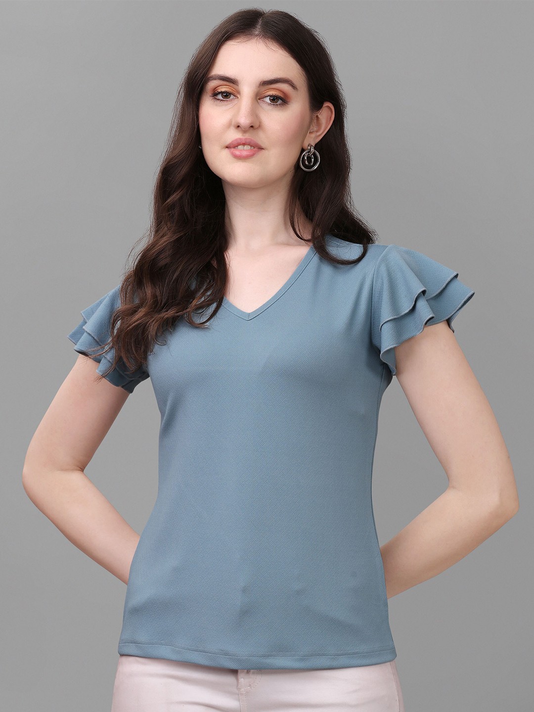 

VeBNoR Woman Blue Top