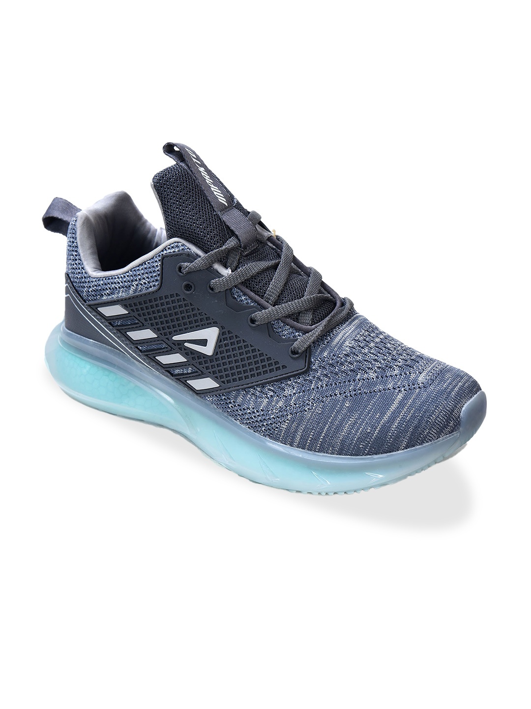 

IMPAKTO Men Grey Mesh Running Non-Marking Shoes