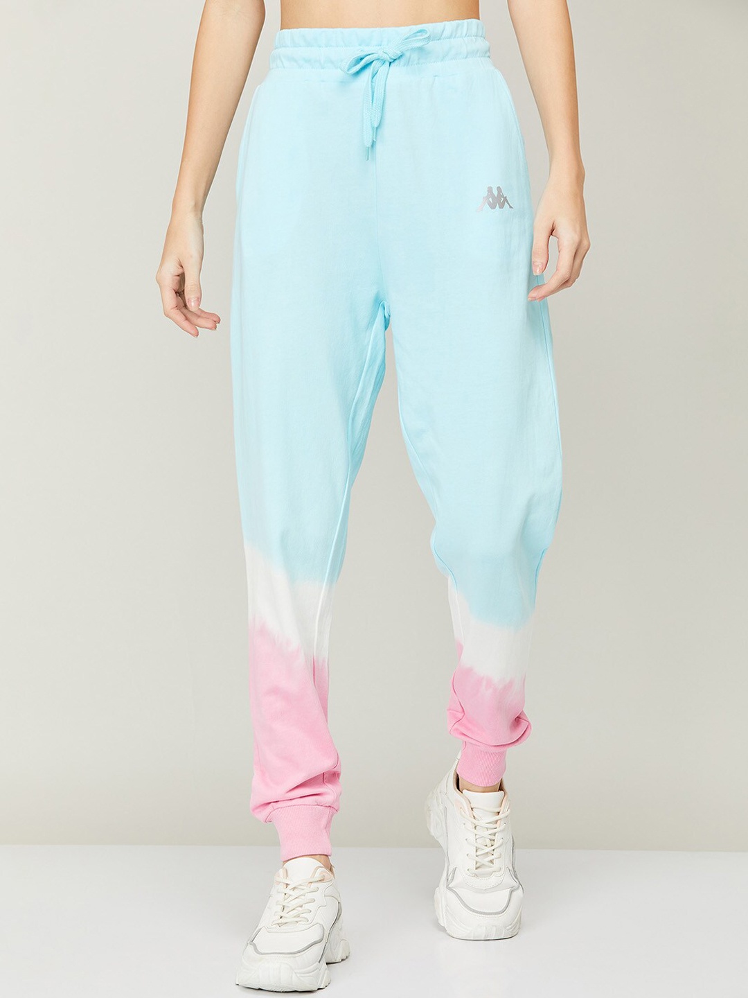 

Kappa Women Color-Blocked Joggers, Blue