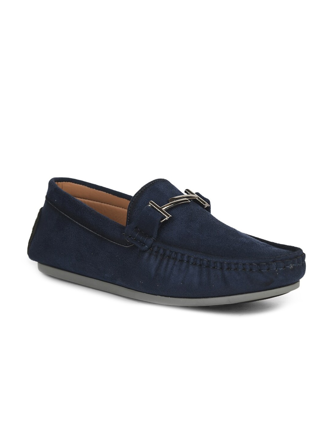 

Liberty Men Solid Slip-On Synthetic Loafers, Blue
