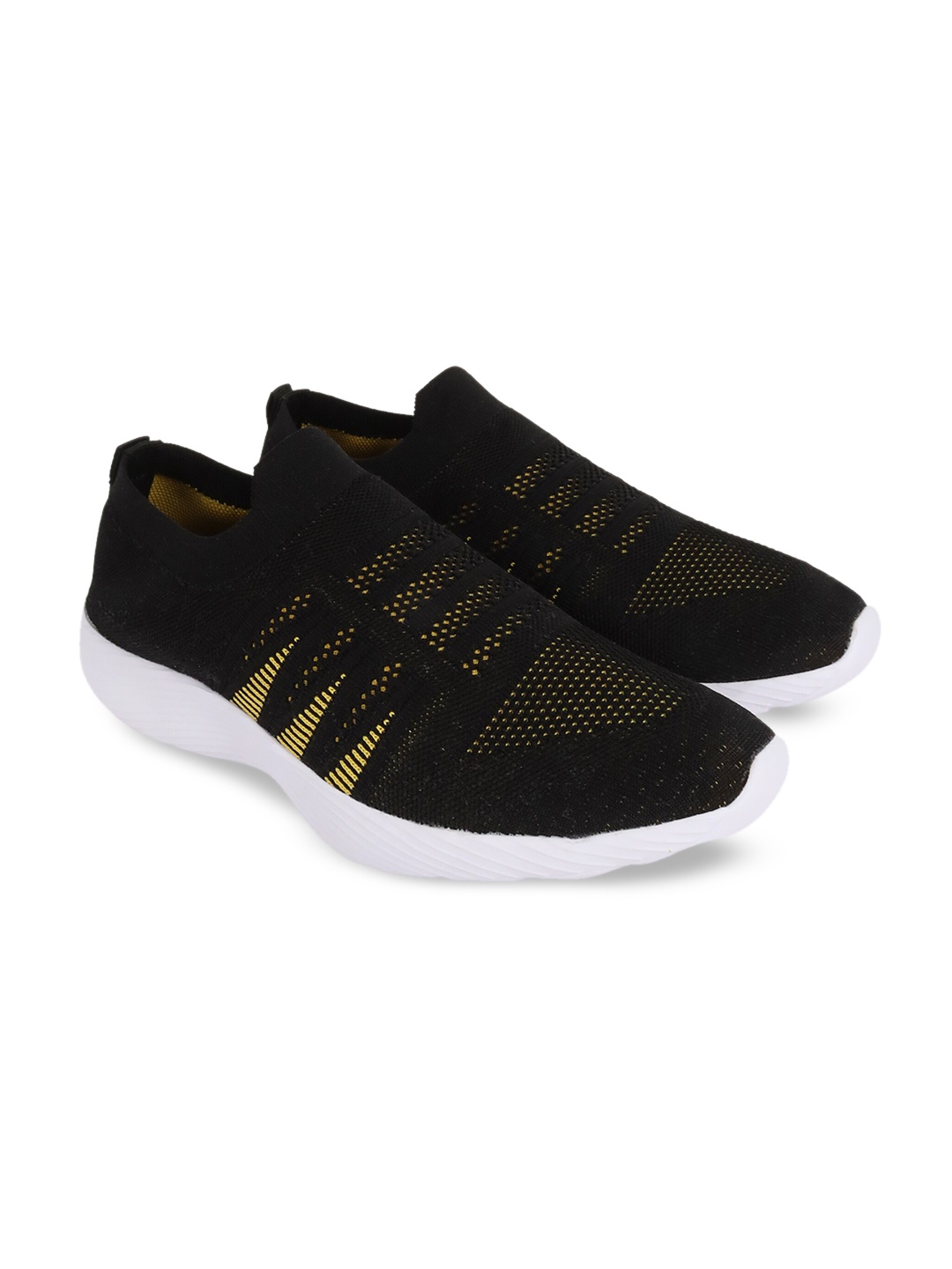 

TPENT Men Woven Design Mesh Slip-On Sneakers, Assorted