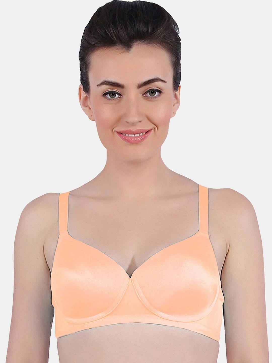 

Dazzle Lightly Padded Seamless Bra DB193snecta32D, Orange