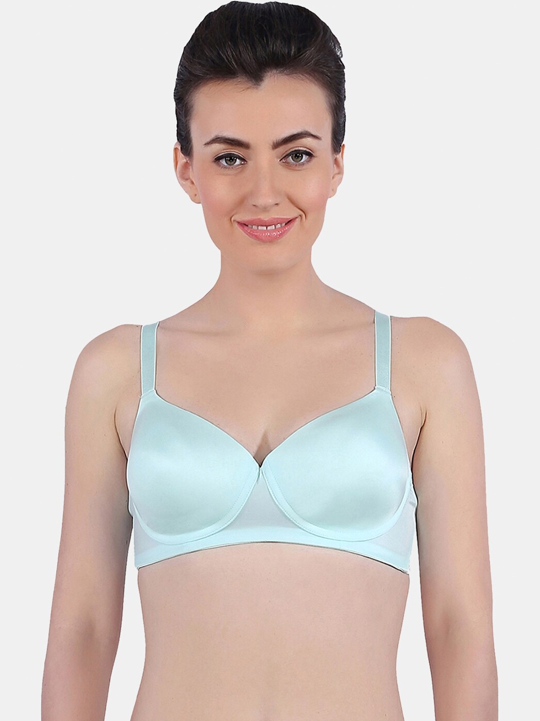 

Dazzle Blue Lightly Padded Seamless Bra DB193aqua32D