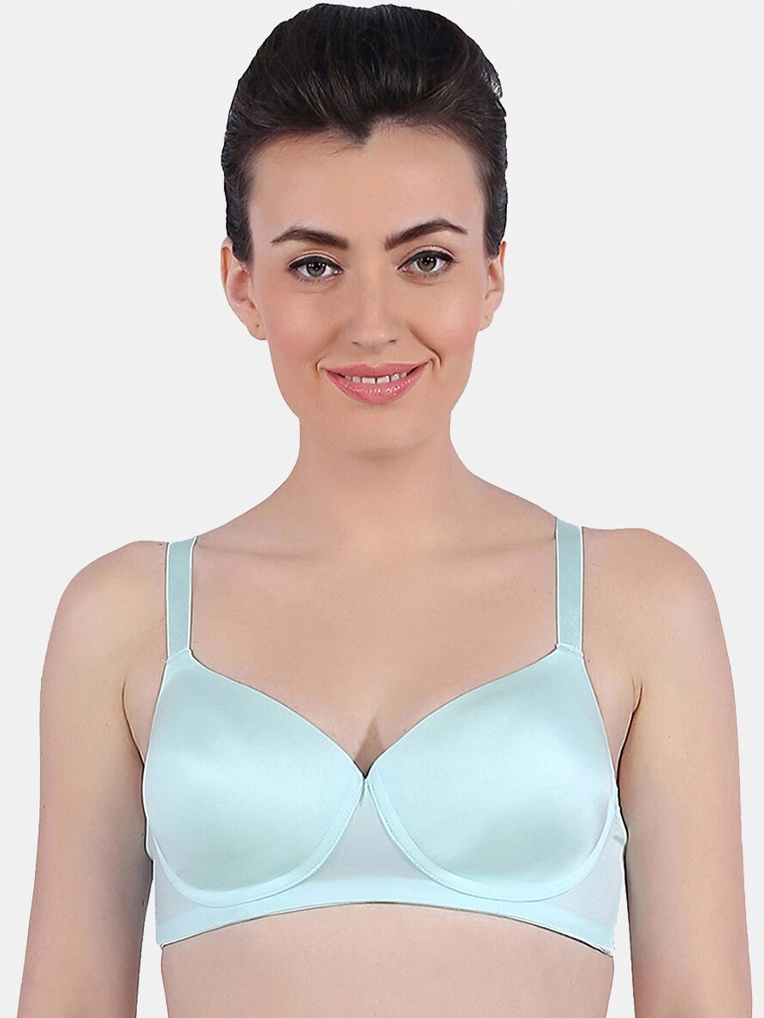 

Dazzle Blue Lightly Padded Seamless Bra DB193aqua32C