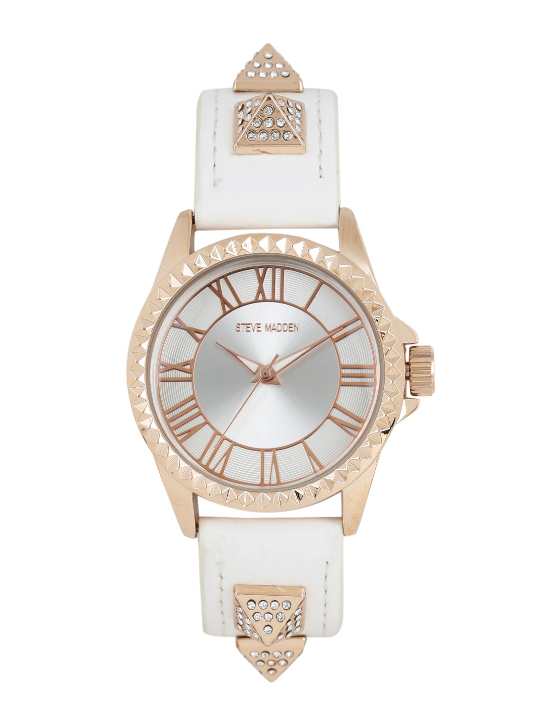 

Steve Madden Women Silver-Toned Analogue Watch SMW055Q