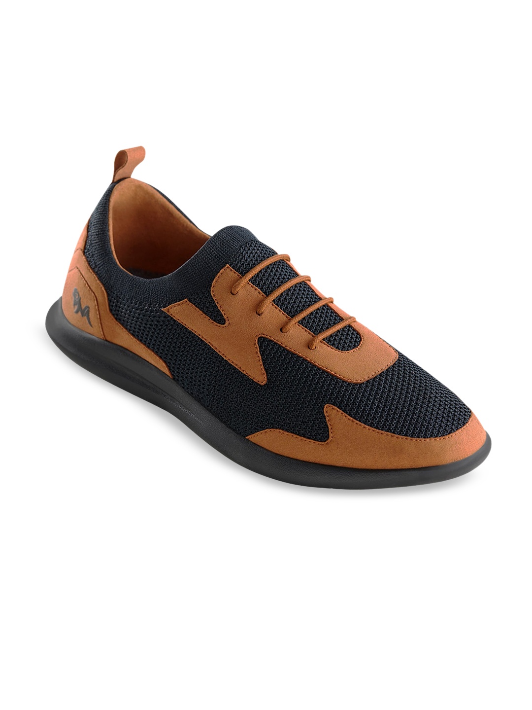 

NEEMANS Unisex Brown Woven Design Sneakers