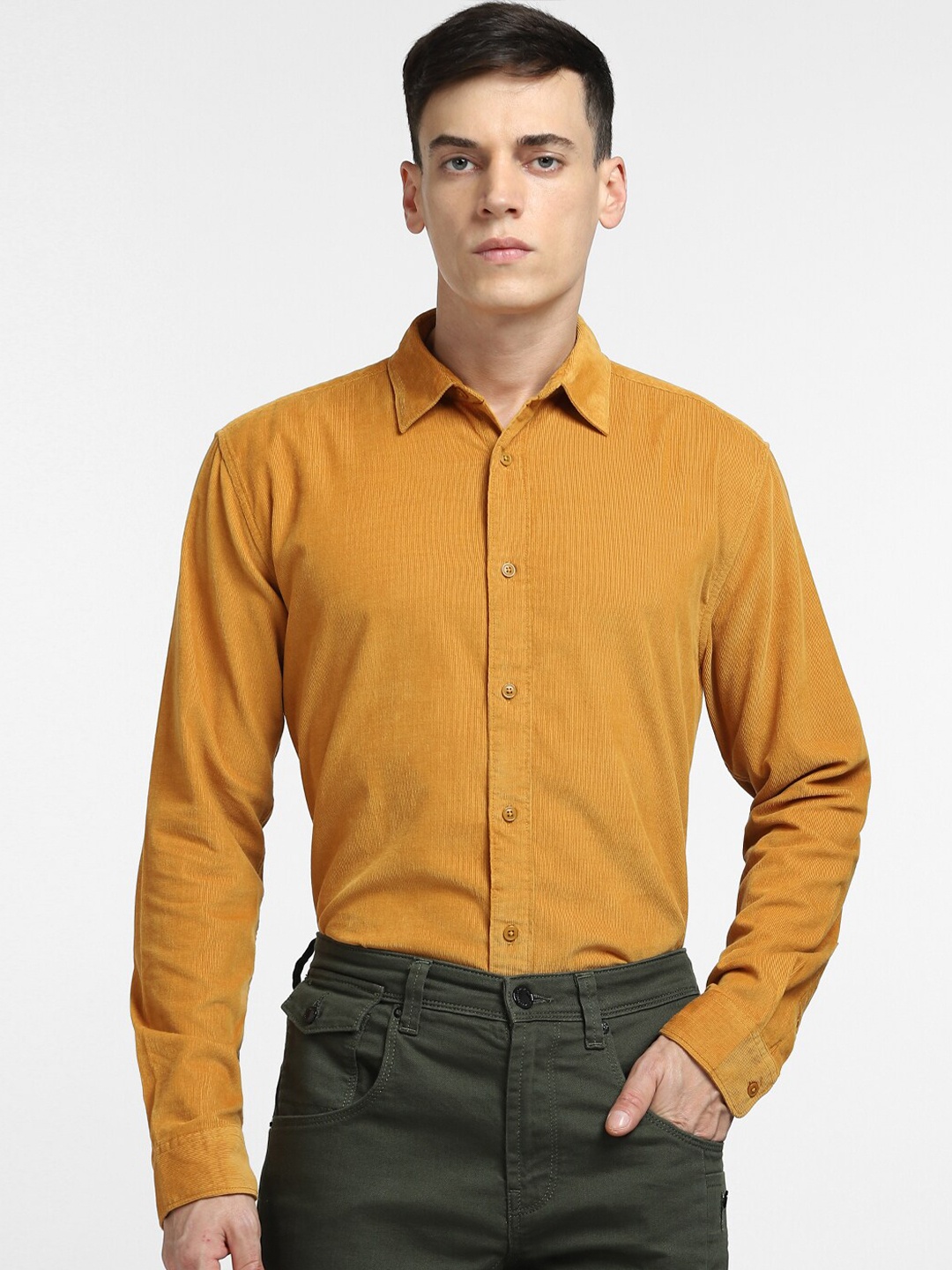 

Jack & Jones Men Casual Shirt, Yellow