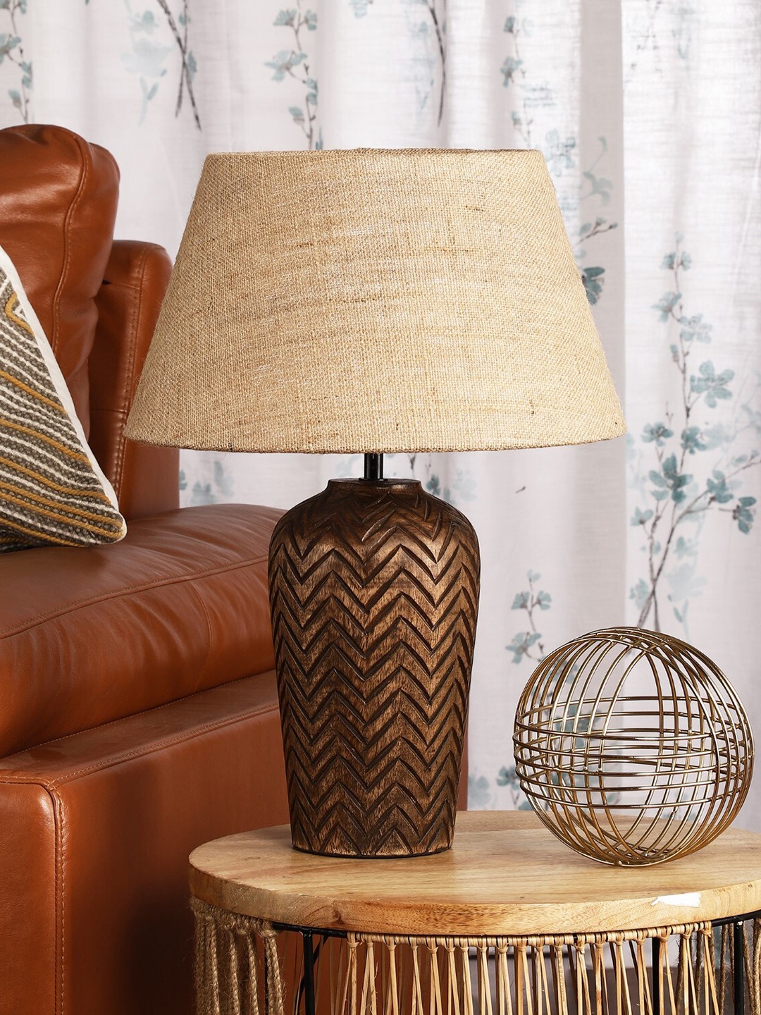 

The Decor Mart Solid Table Lamps, Brown