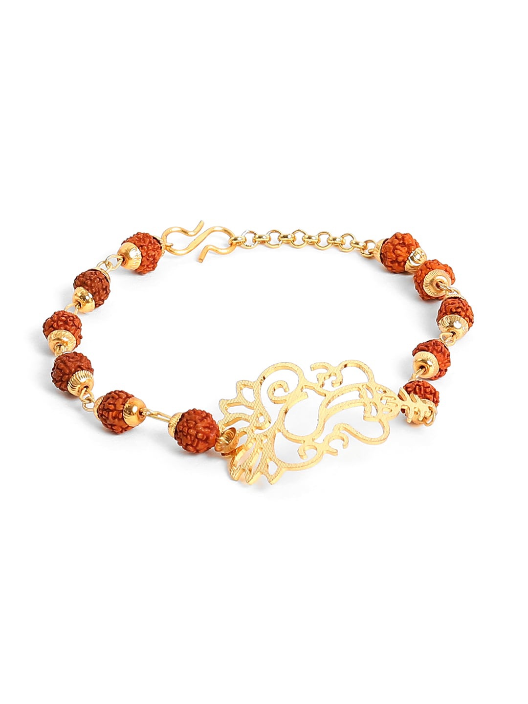 

EL REGALO Unisex Gold-Plated Alloy Wraparound Bracelet