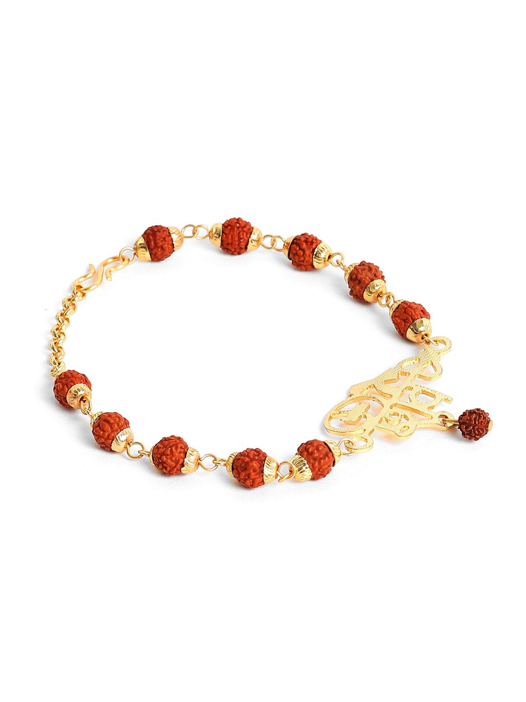 

EL REGALO Unisex Alloy Gold-Plated Wraparound Bracelet