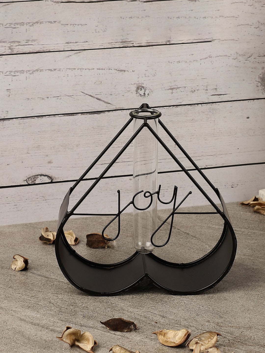 

The Decor Mart Solid Metal Planter Stand, Black