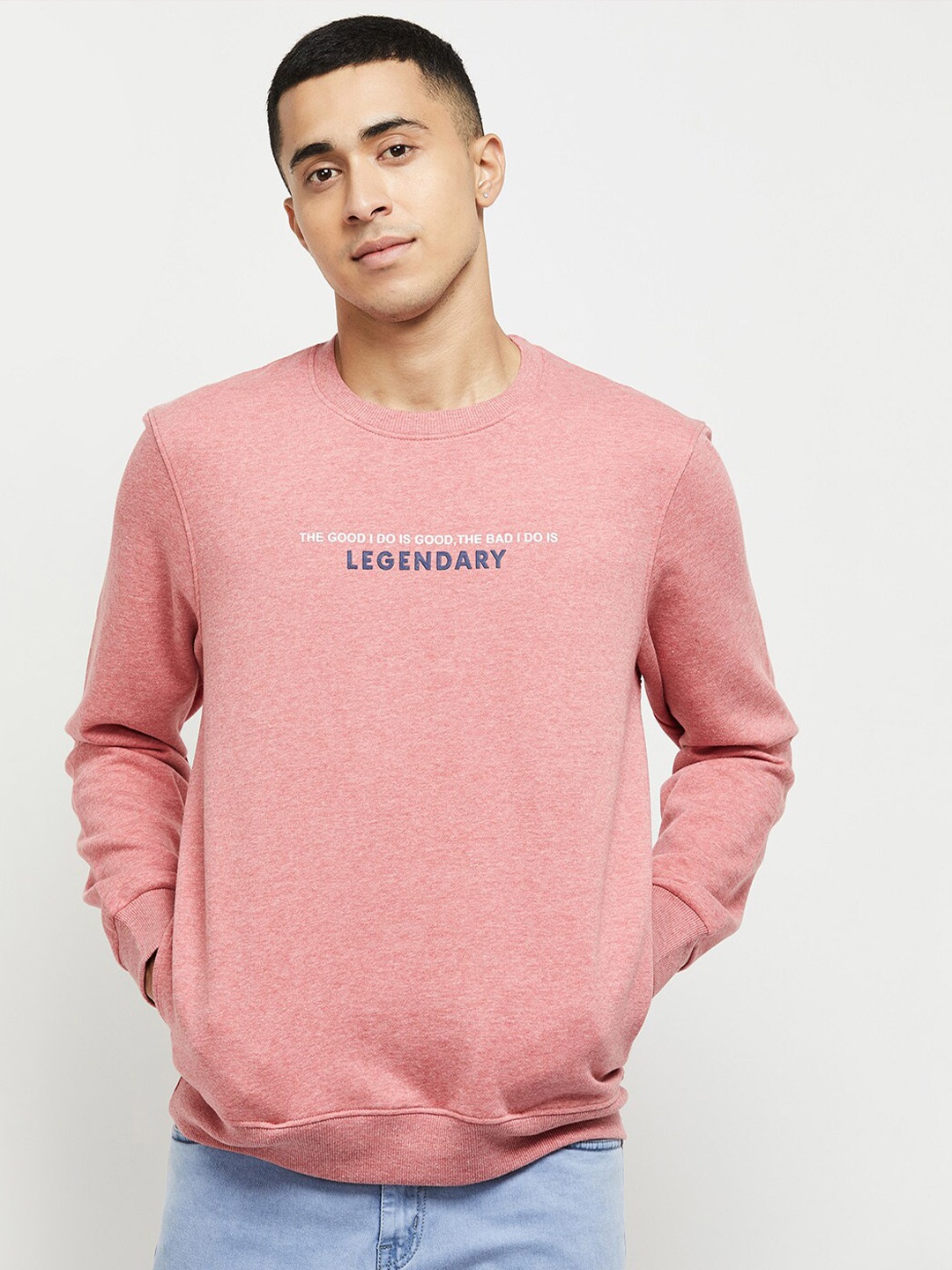 

max Men Sweatshirt, Pink